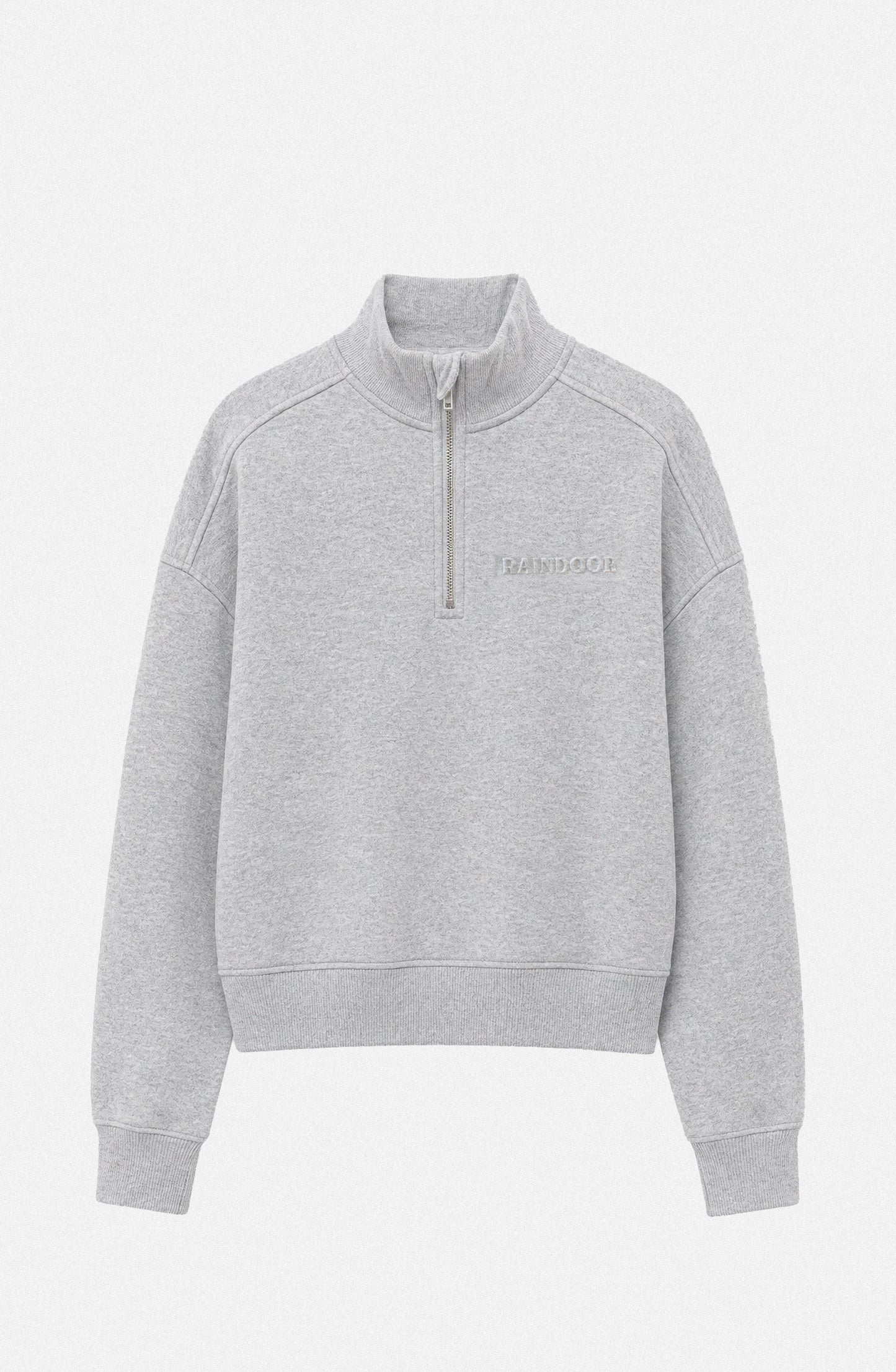 Sweatshirt Mid Zipper Grey