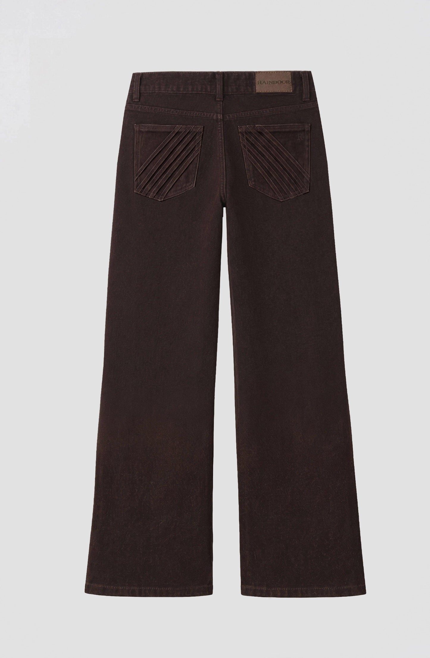 Brown Pleated Pants