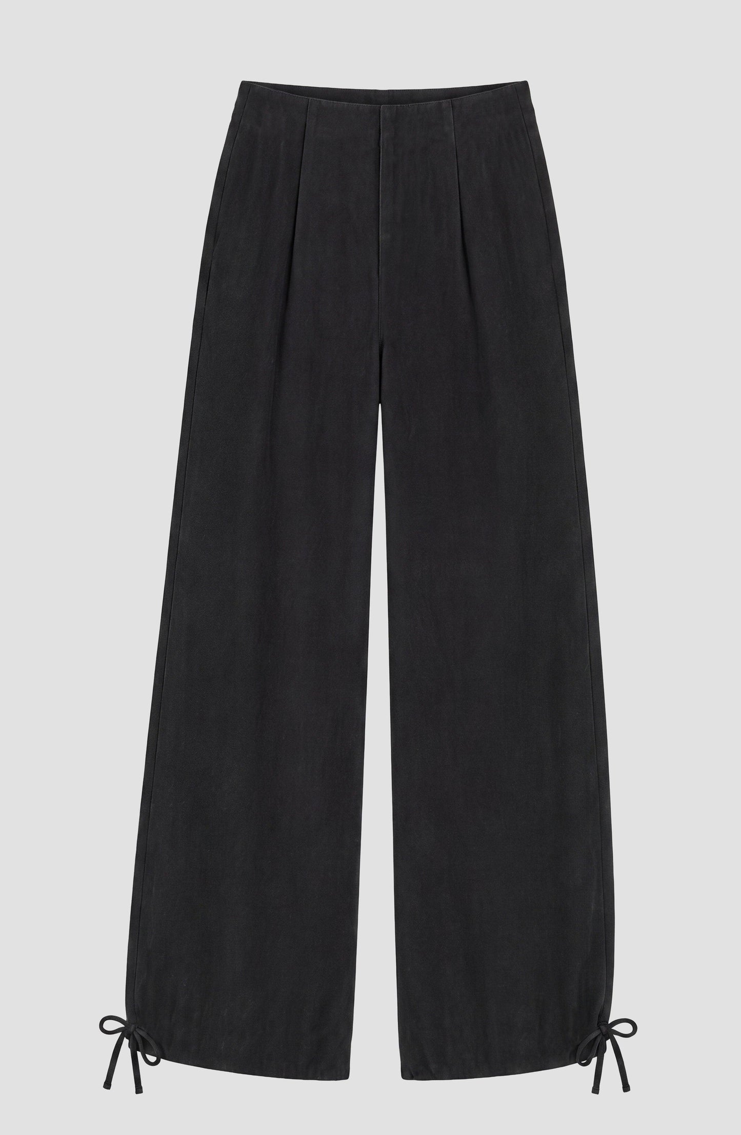 Tencel Black Tailored Pants