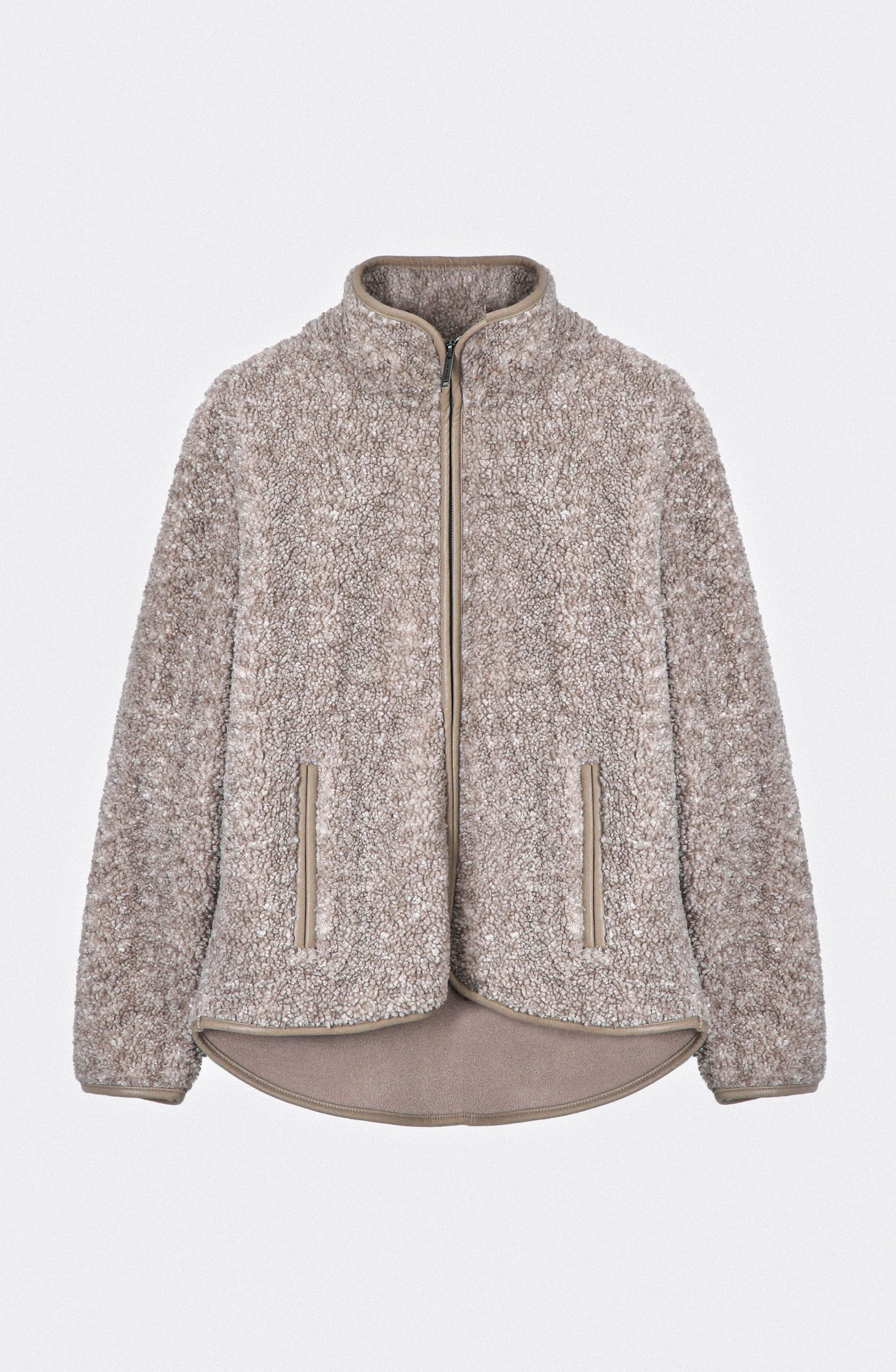 Chiporro Full Zipper Beige Melange