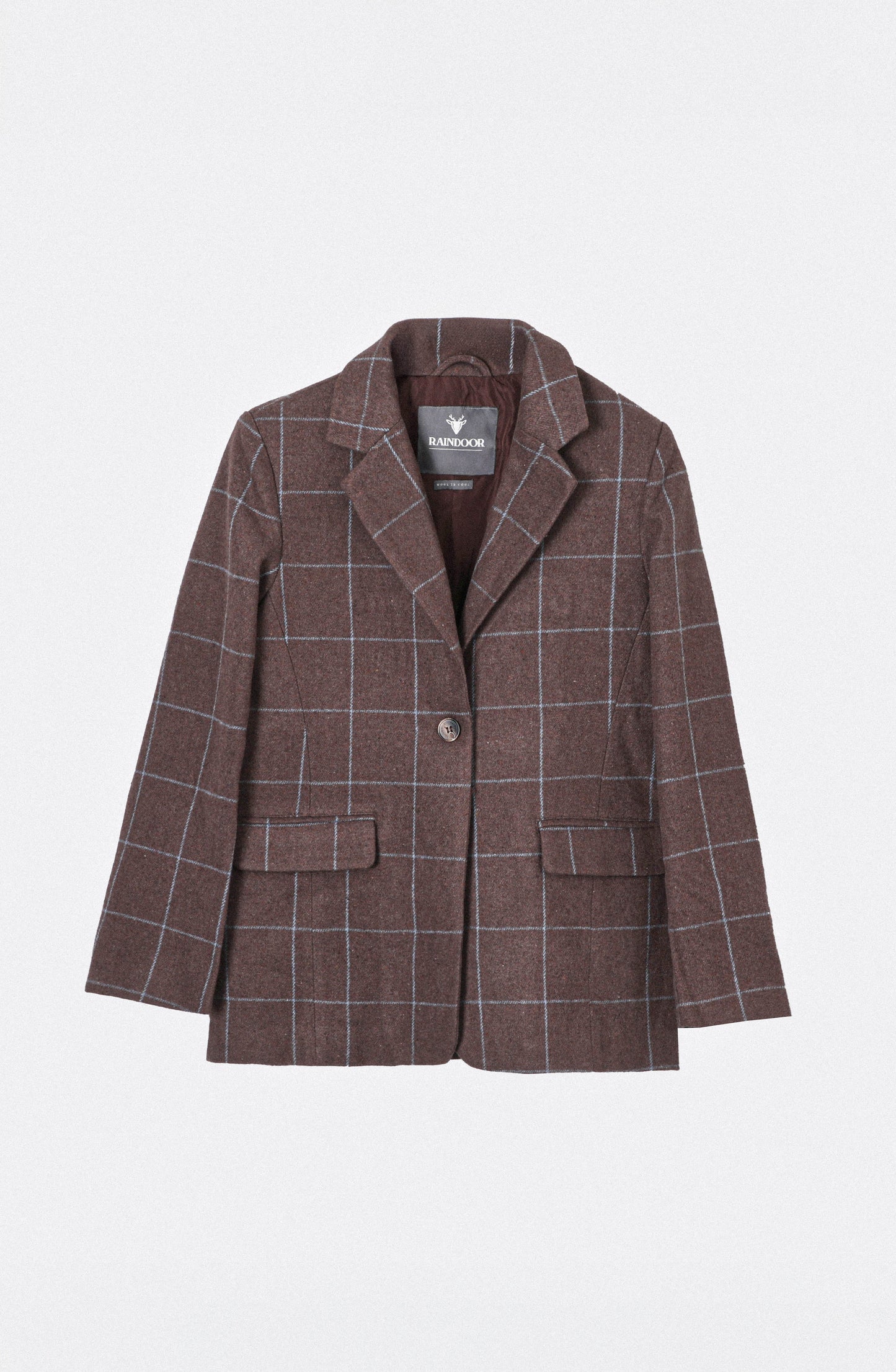 Blazer Cuadros Brown