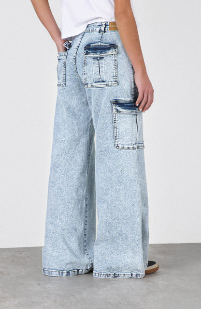 Blue Bag Pants
