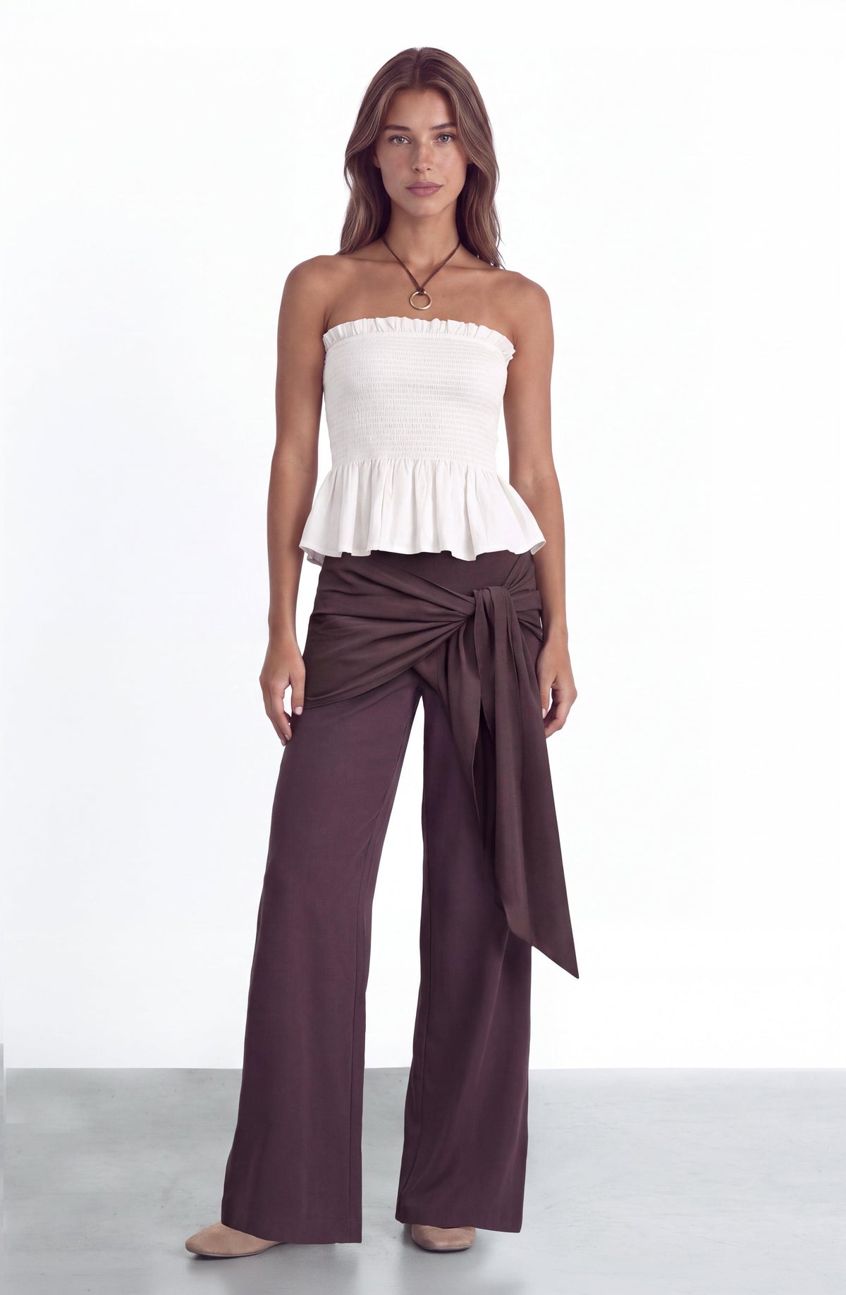 Purple Scarf Pants