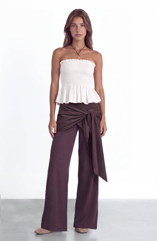 Purple Scarf Pants