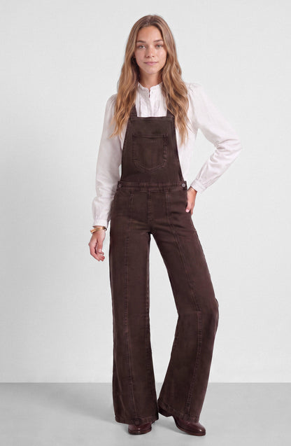 Denim Brown Overalls