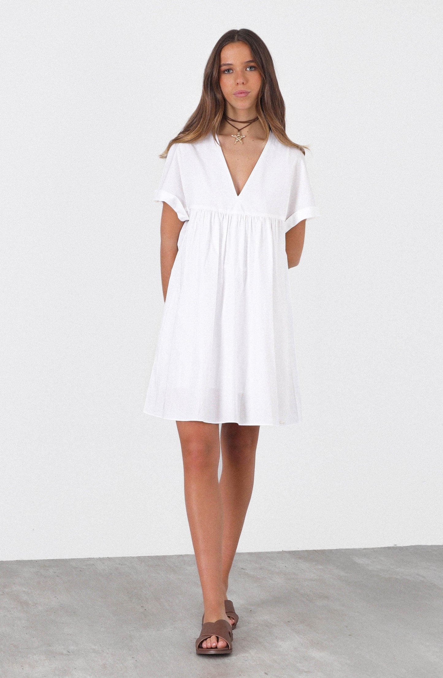 White Shirt Dress