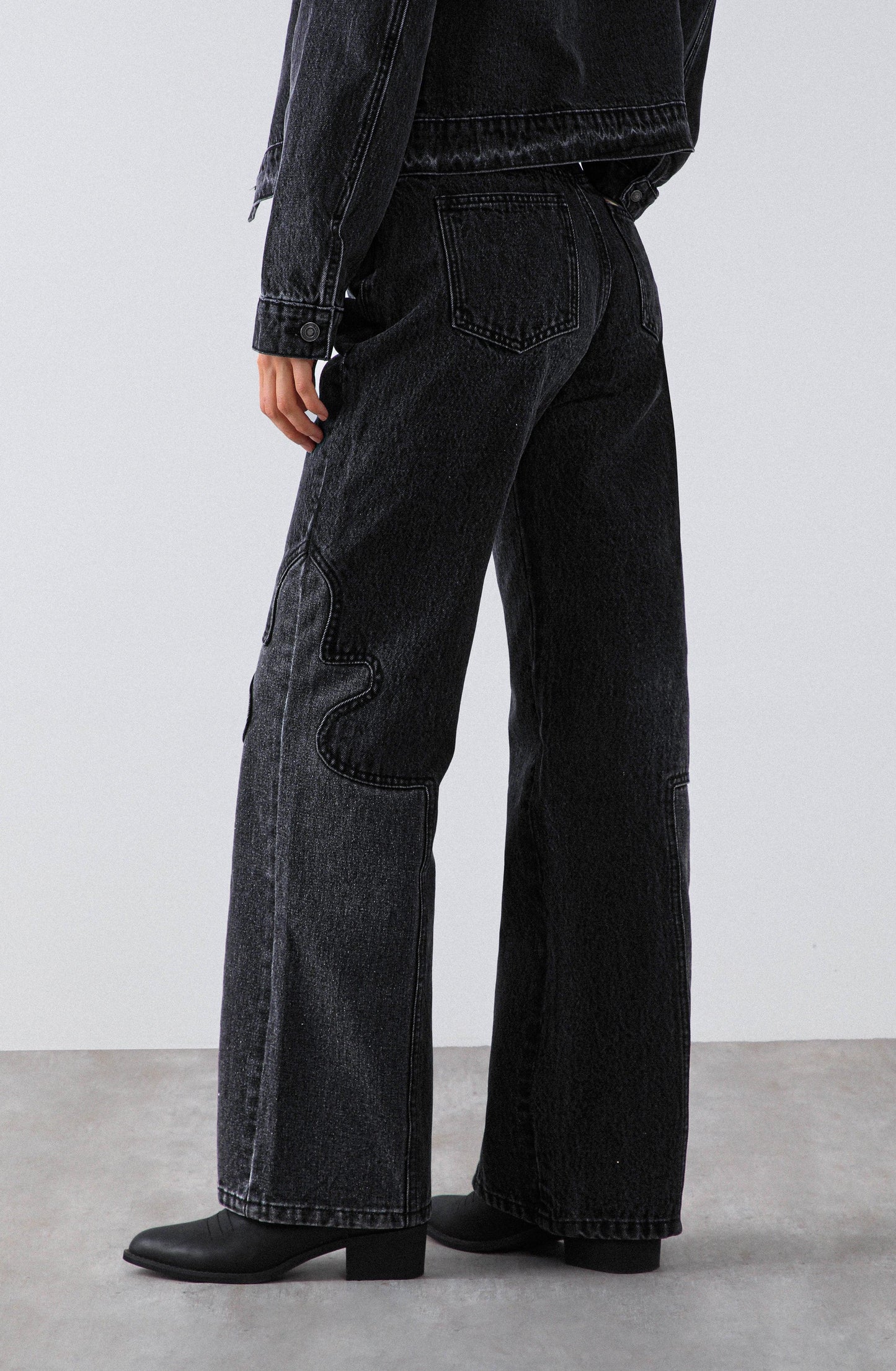 Black Cowboy Pants