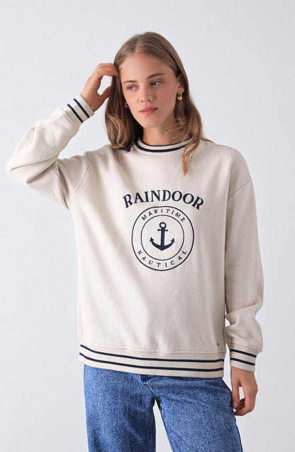 White Sailor Sweatshirt