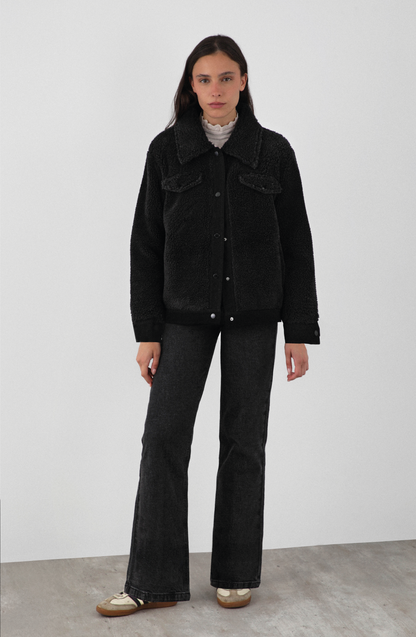 Sherpa Fleece Black
