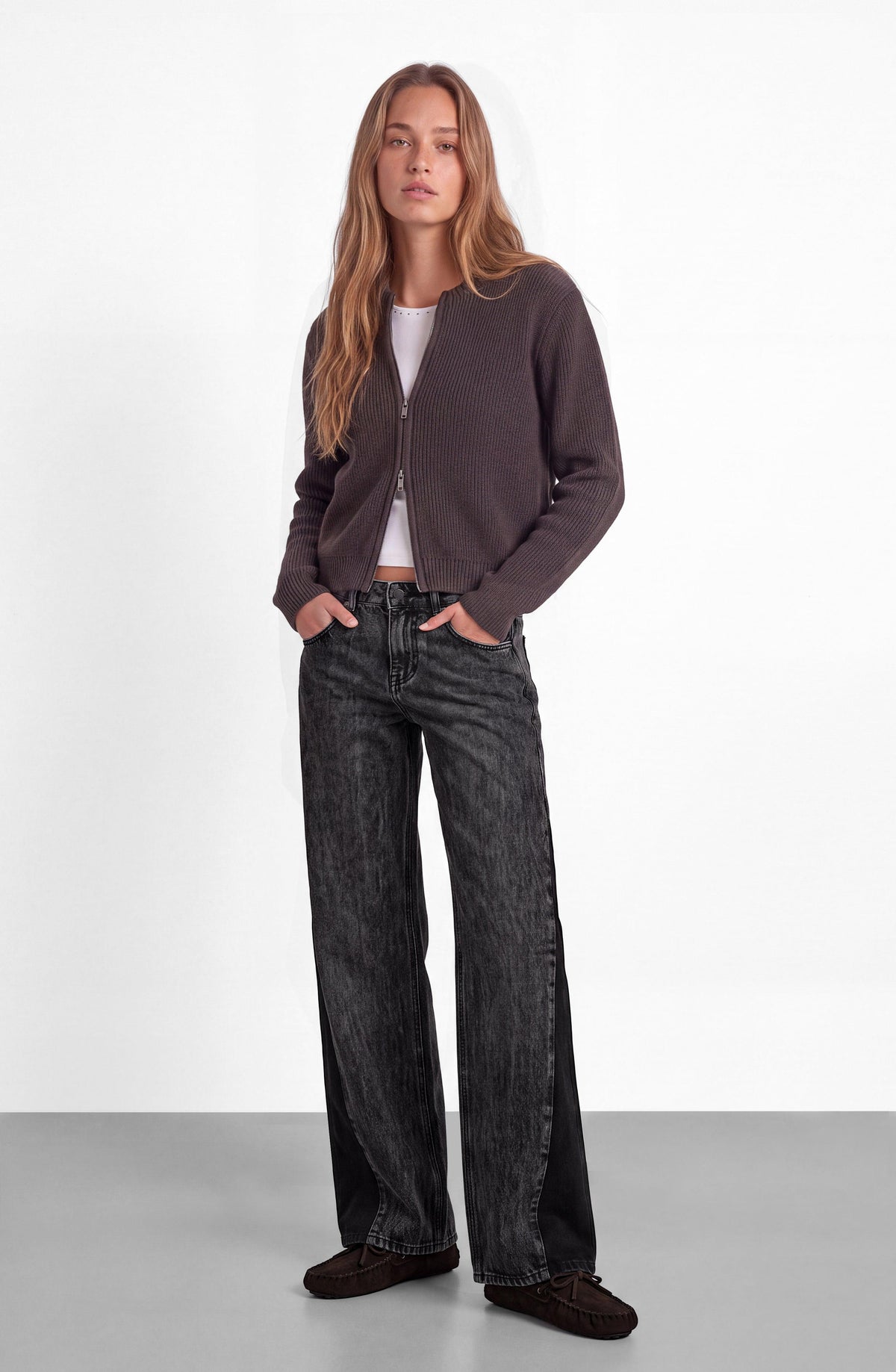Two-Tone Grey Pants