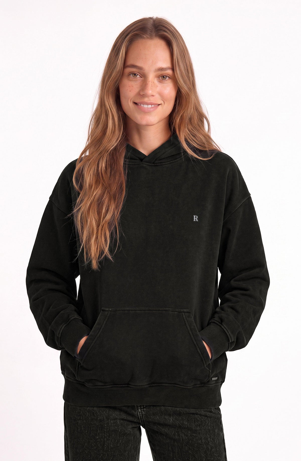 Raindoor Girls Black Hoodie Sweatshirt