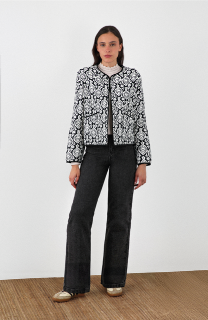 Black Quilted Jacket