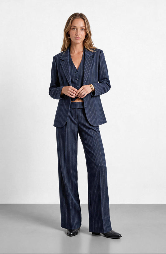 Blue Lurex Blazer