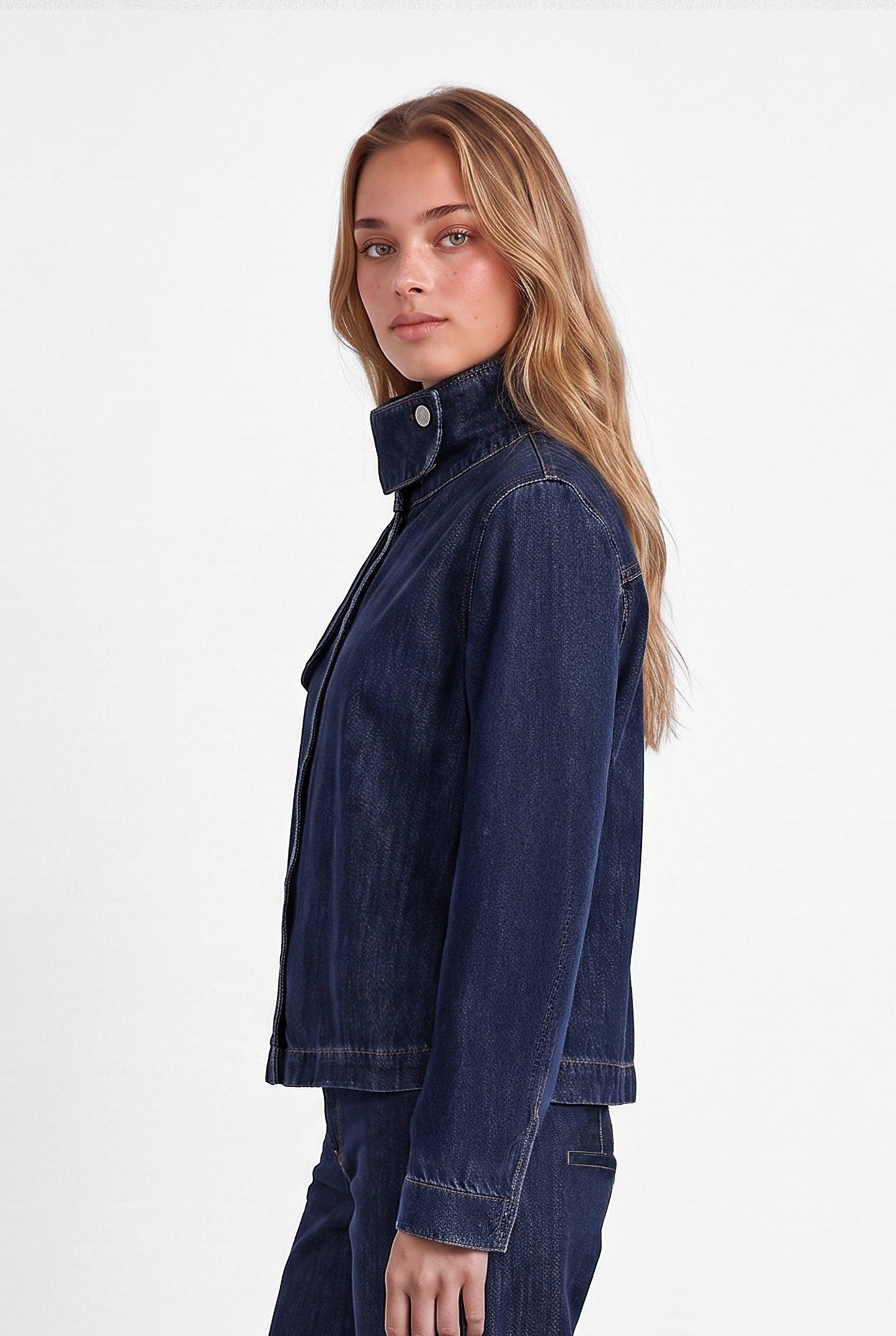 Denim Indigo Layer Overshirt