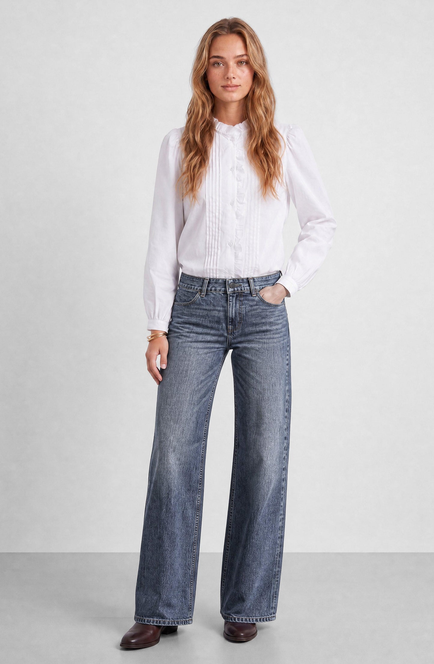 Basic Blue Denim Pants