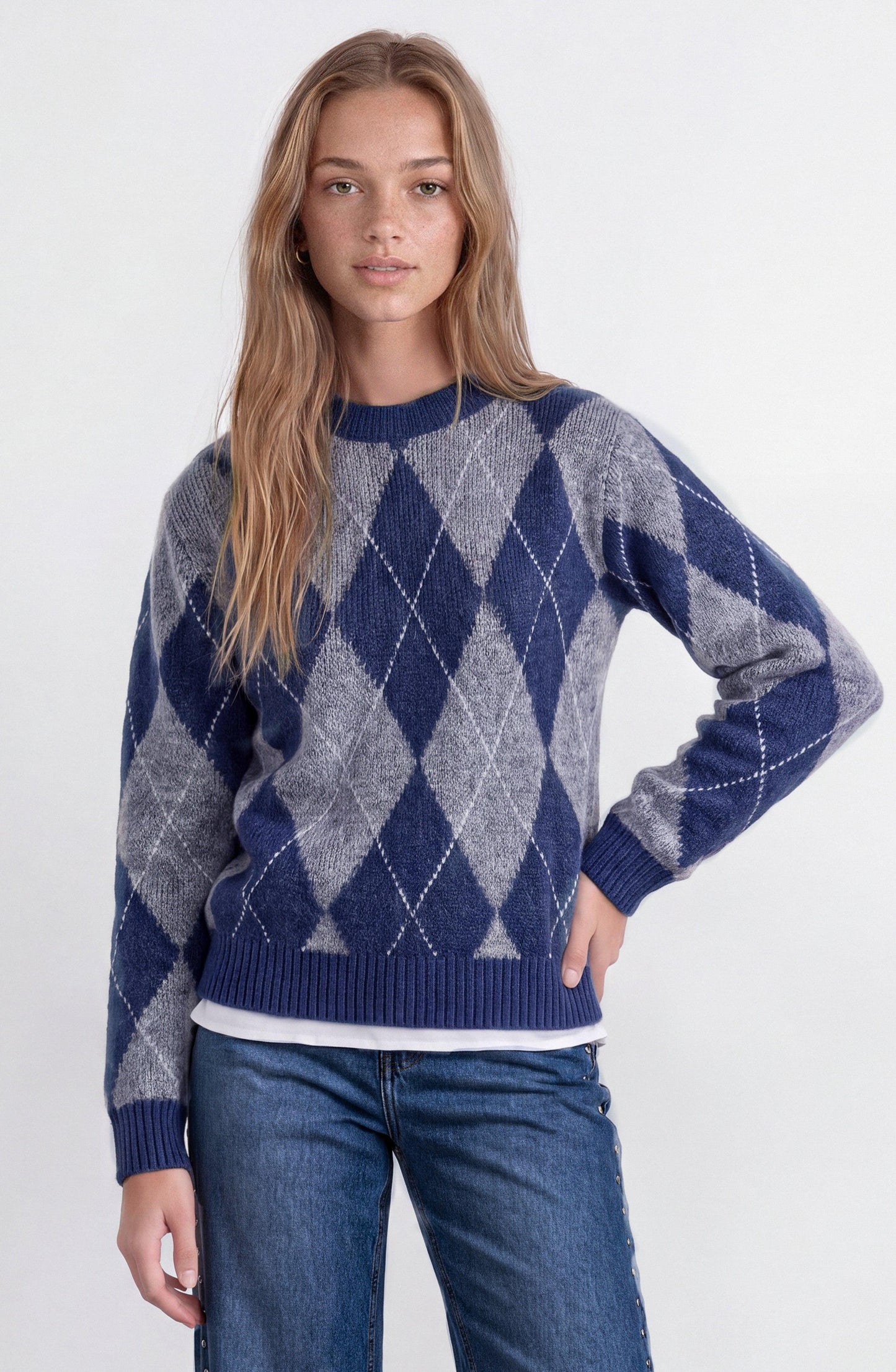 Gray Diamond Sweater