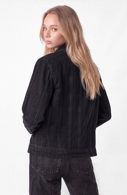 Denim Ribbon Jacket