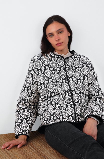 Quilted Jacket Black