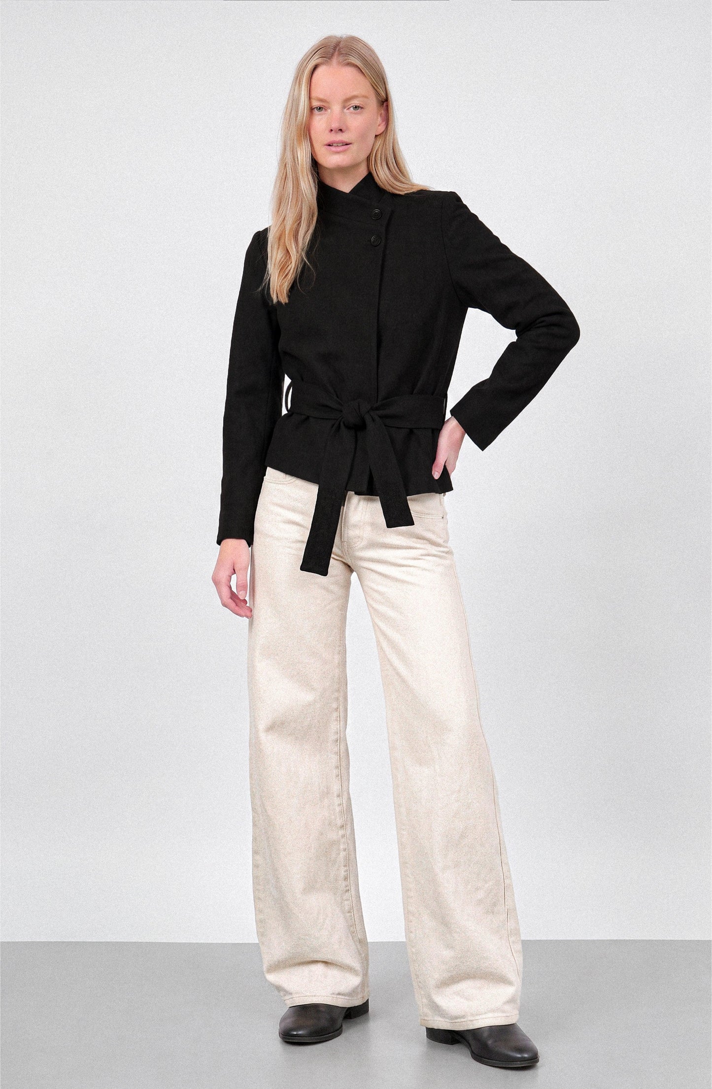 Estrella Pocket Ecru Pants