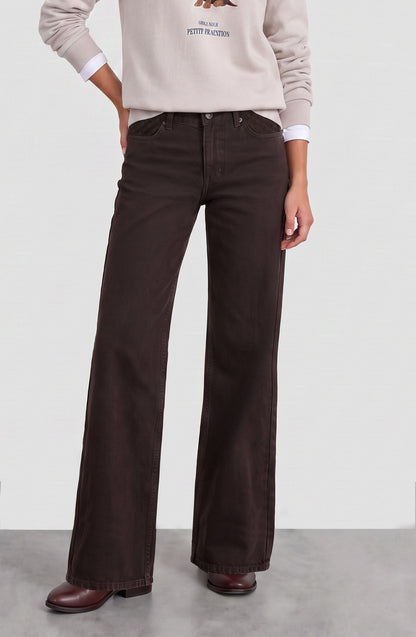 Brown Pleated Pants