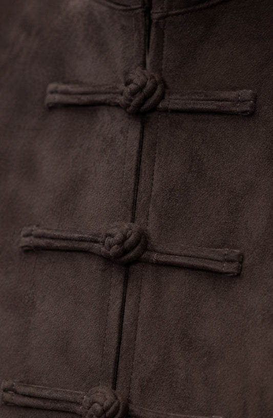 Japo Brown Suede Jacket