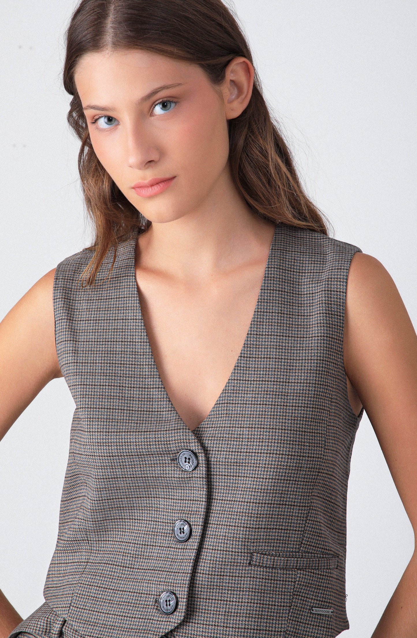 Vest Tejido Brown