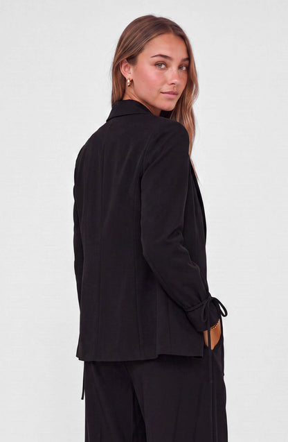 Tencel Black Blazer