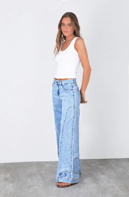 Inverted Pants Blue