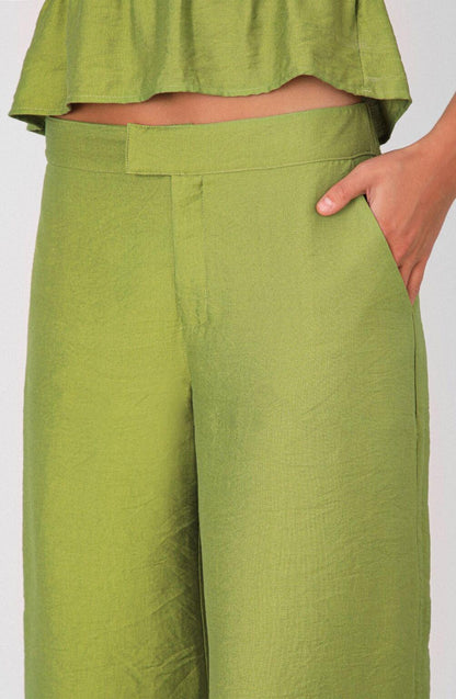 Pistachio Linen Pants