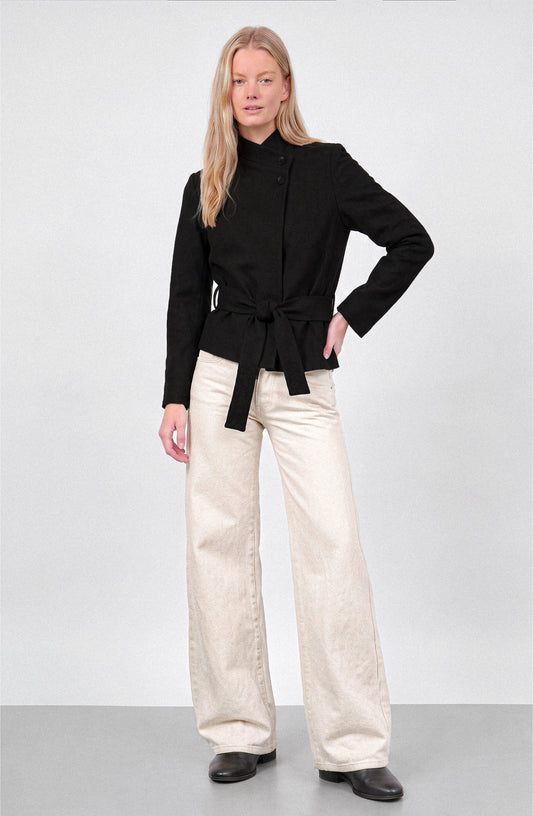 Ecru Star Pocket Pants