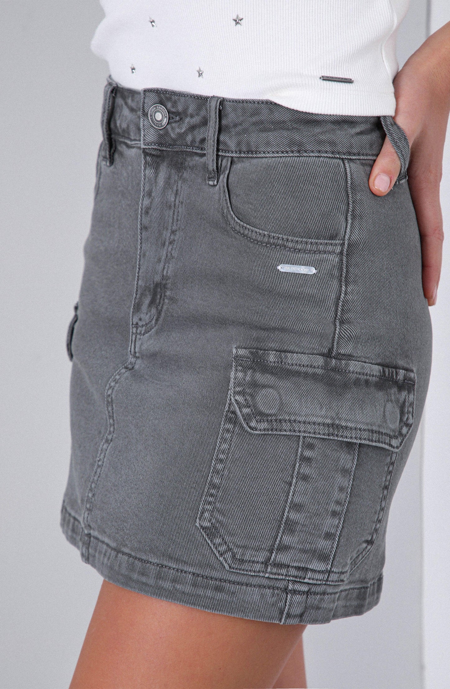 Cargo Grey Skirt
