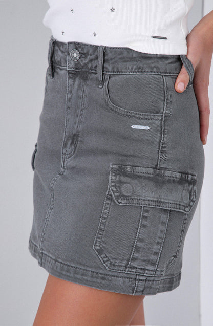 Cargo Grey Skirt