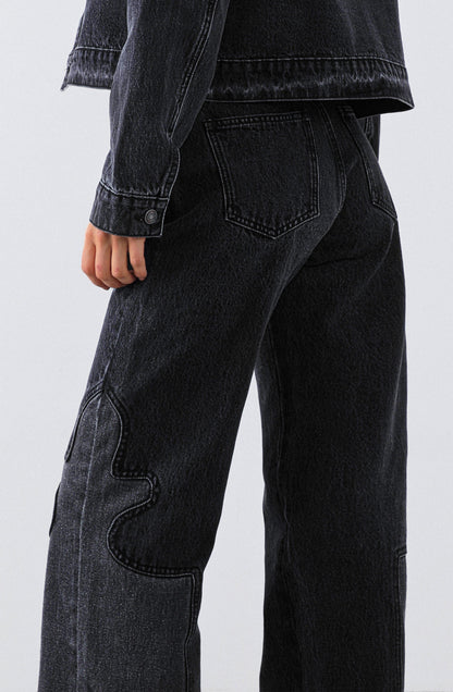 Black Cowboy Pants