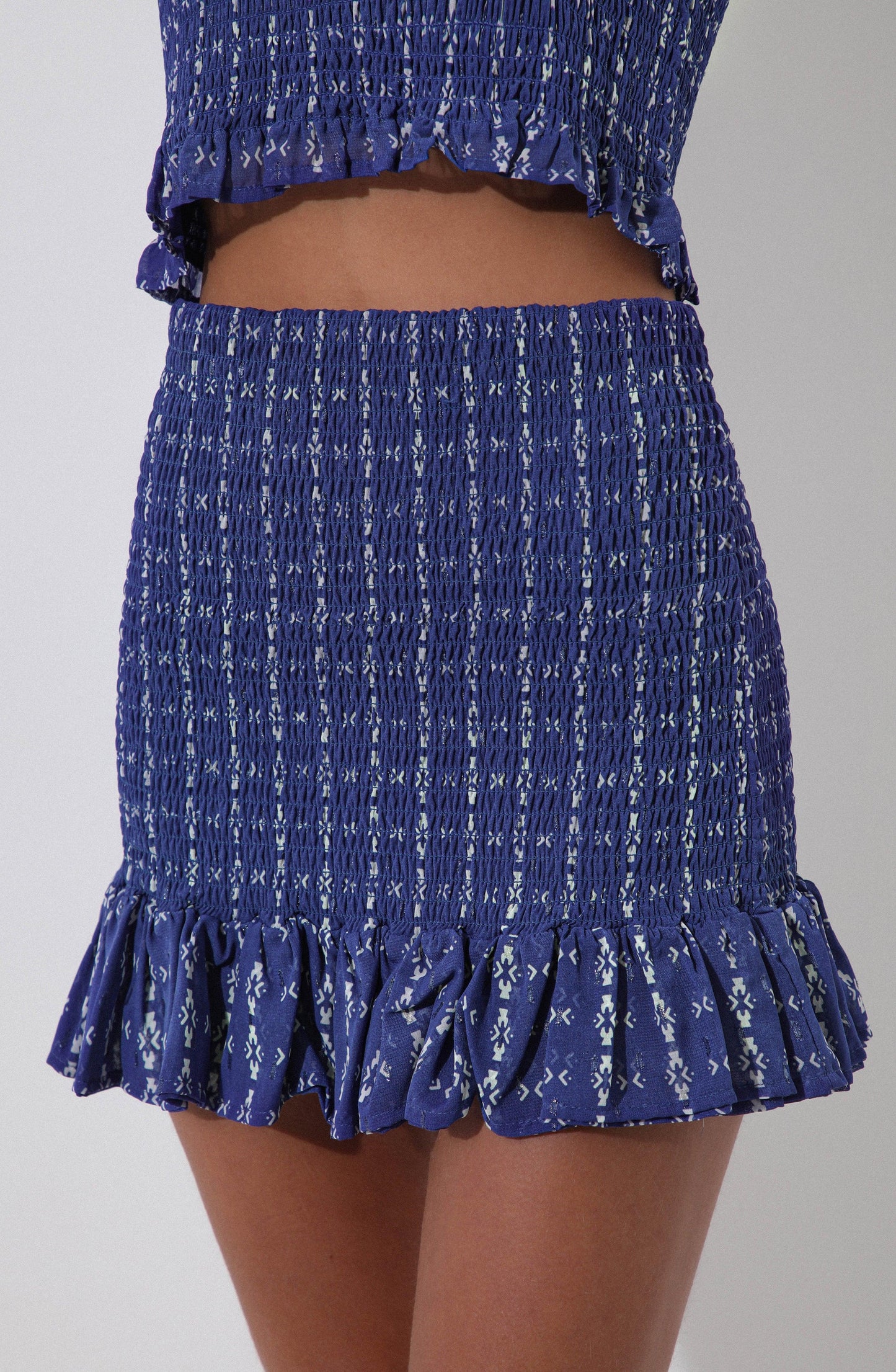 Skirt Panal Blue