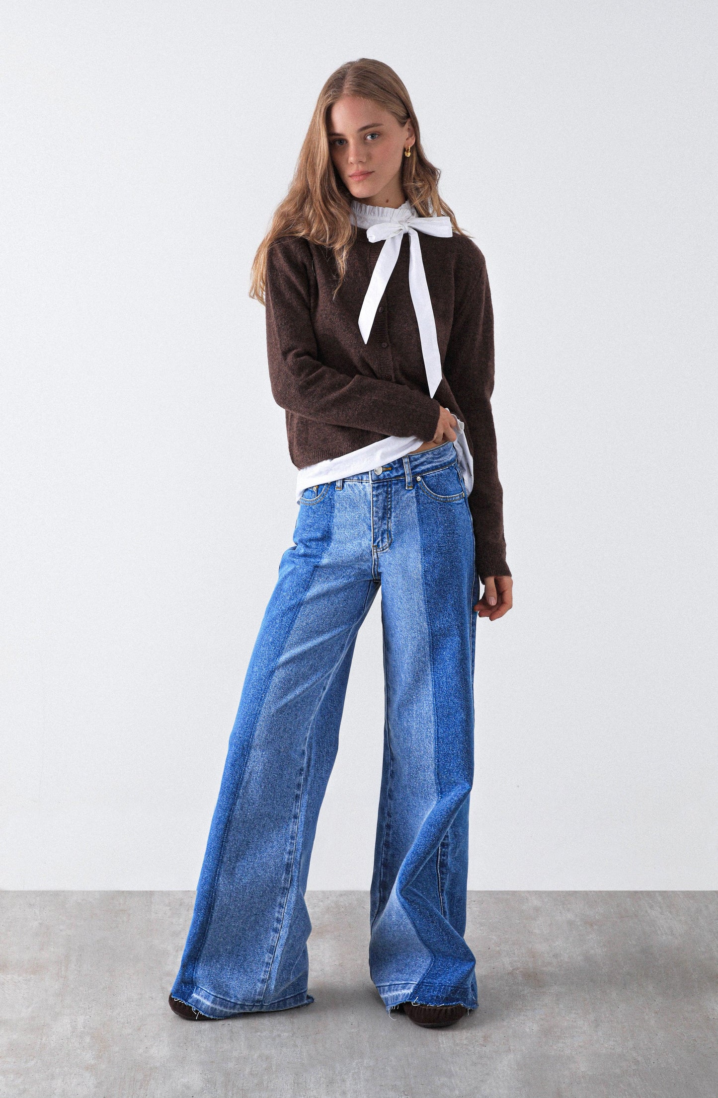 Bicolor Blue Pants