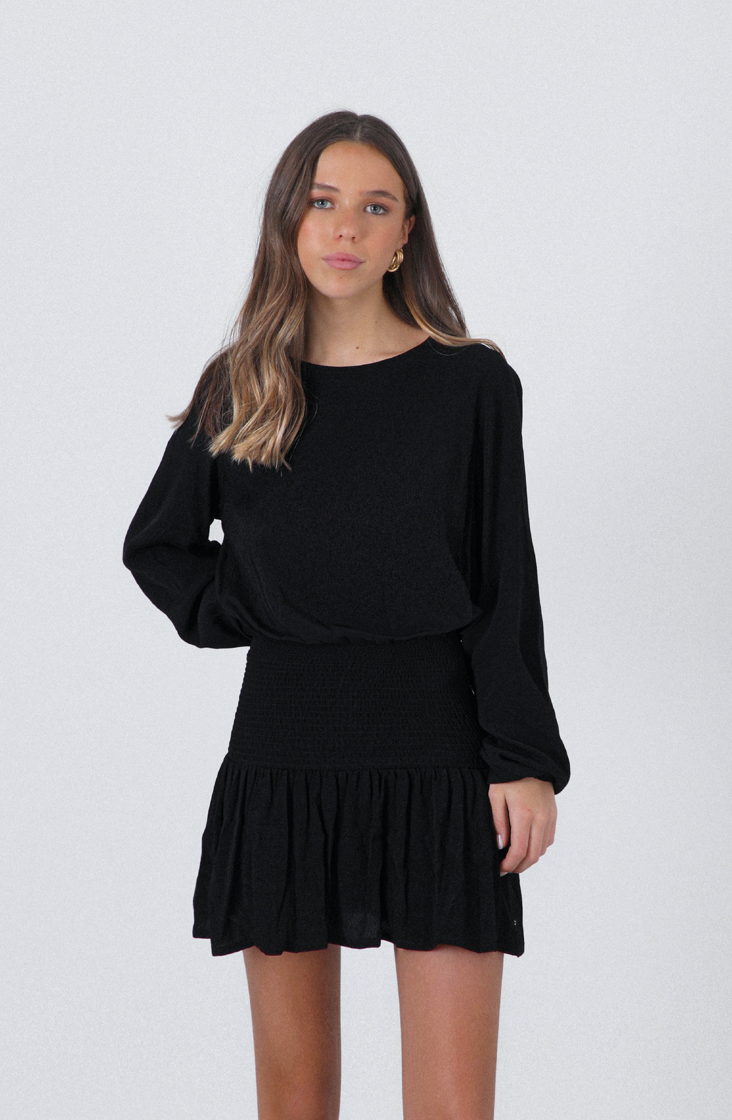 Panal Black Dress