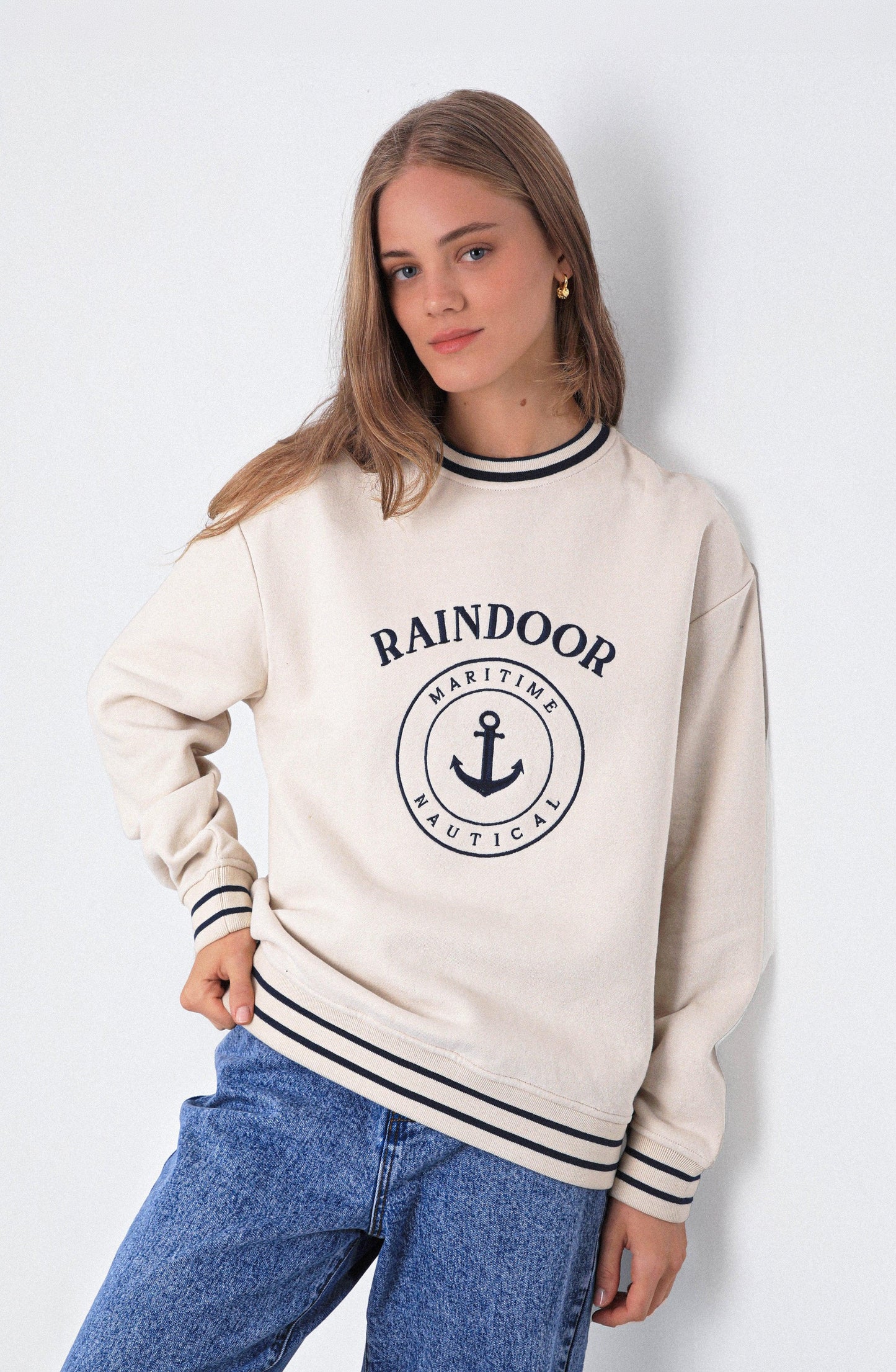 White Sailor Sweatshirt