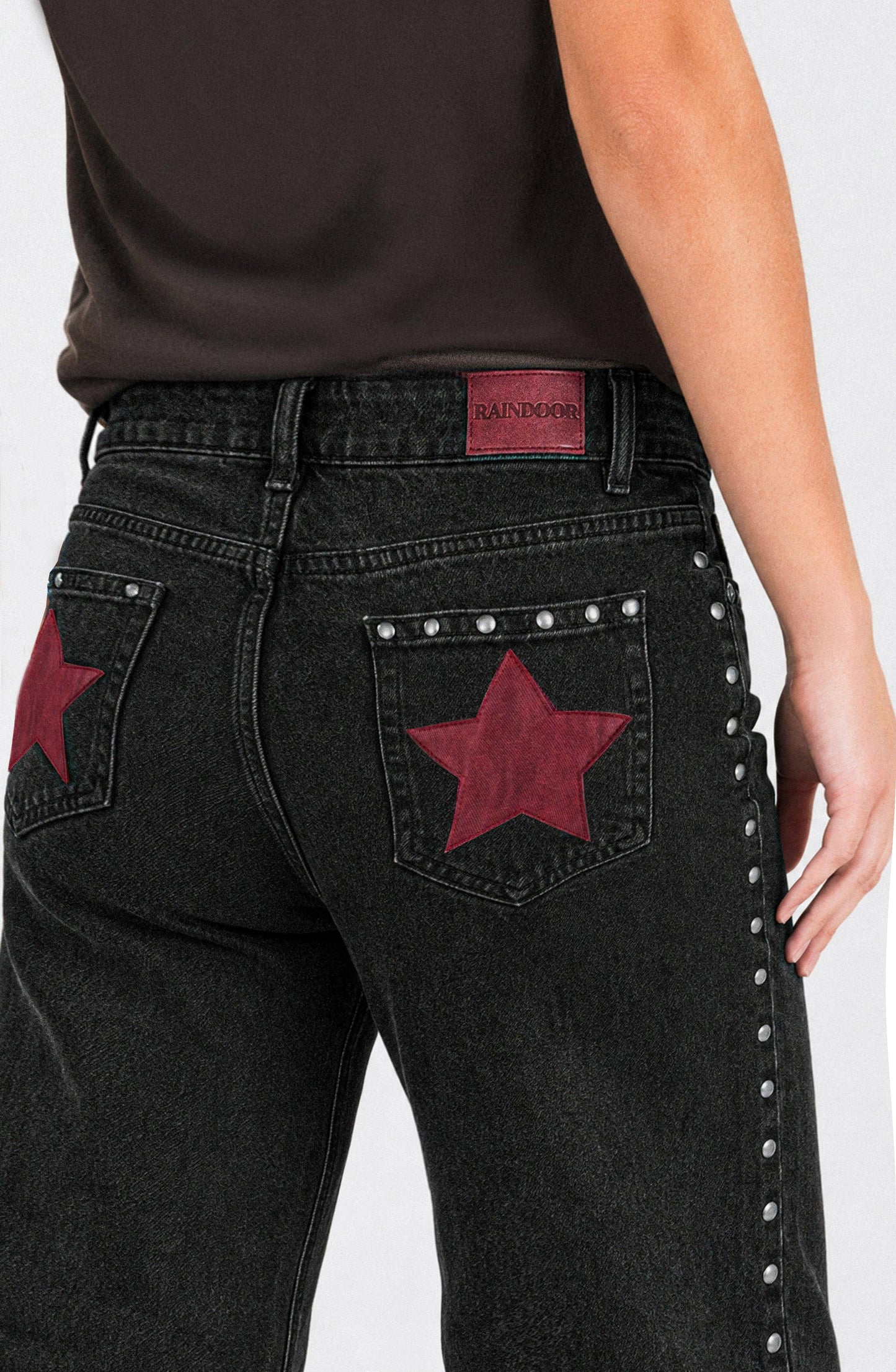 Black Star Straight Pants