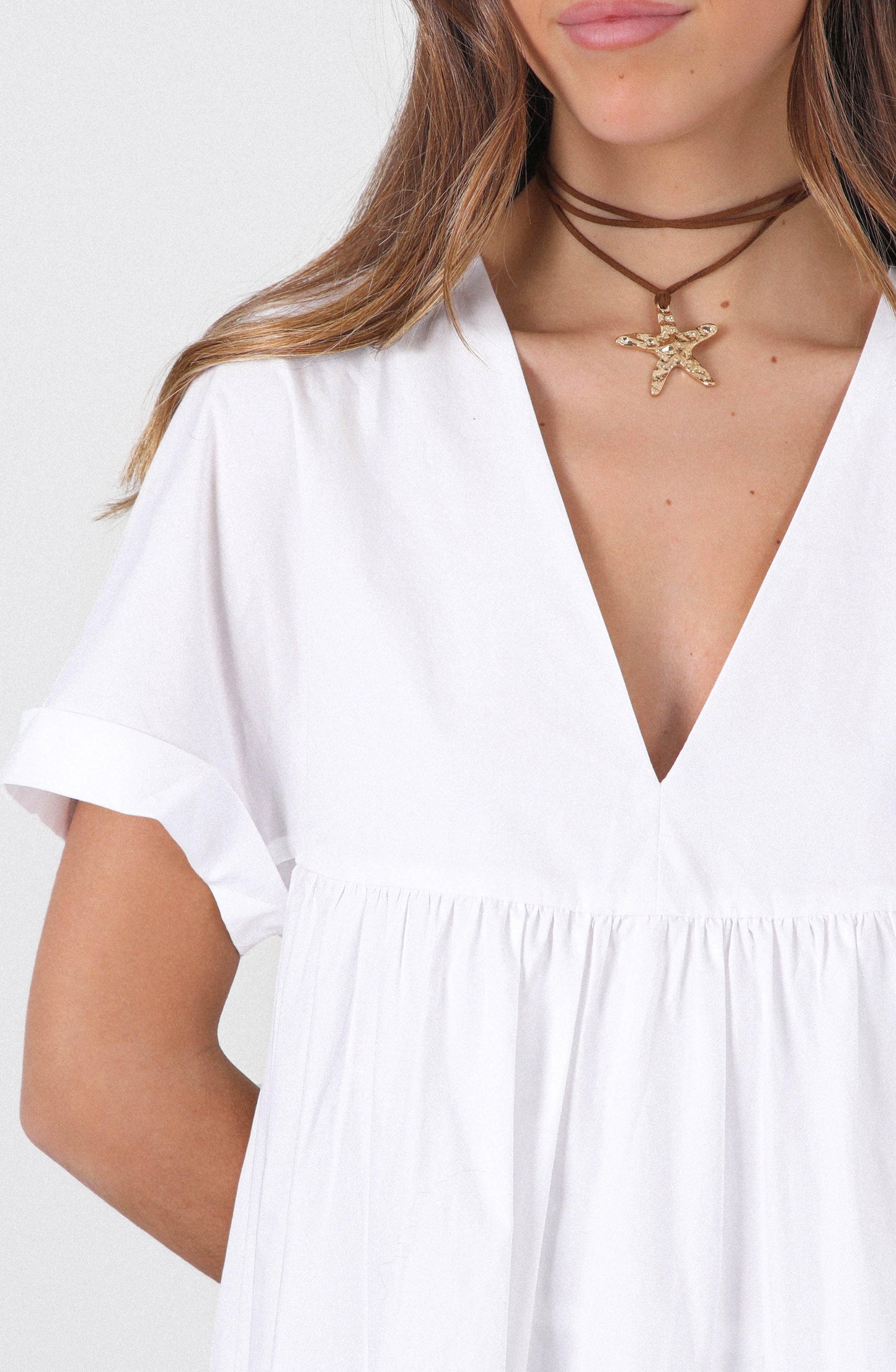 White Shirt Dress
