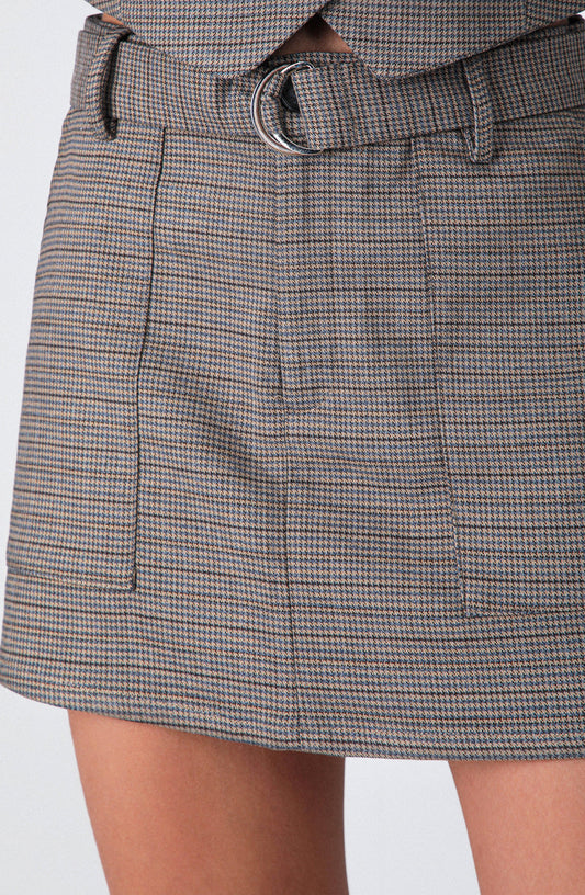 Brown Knit Skirt