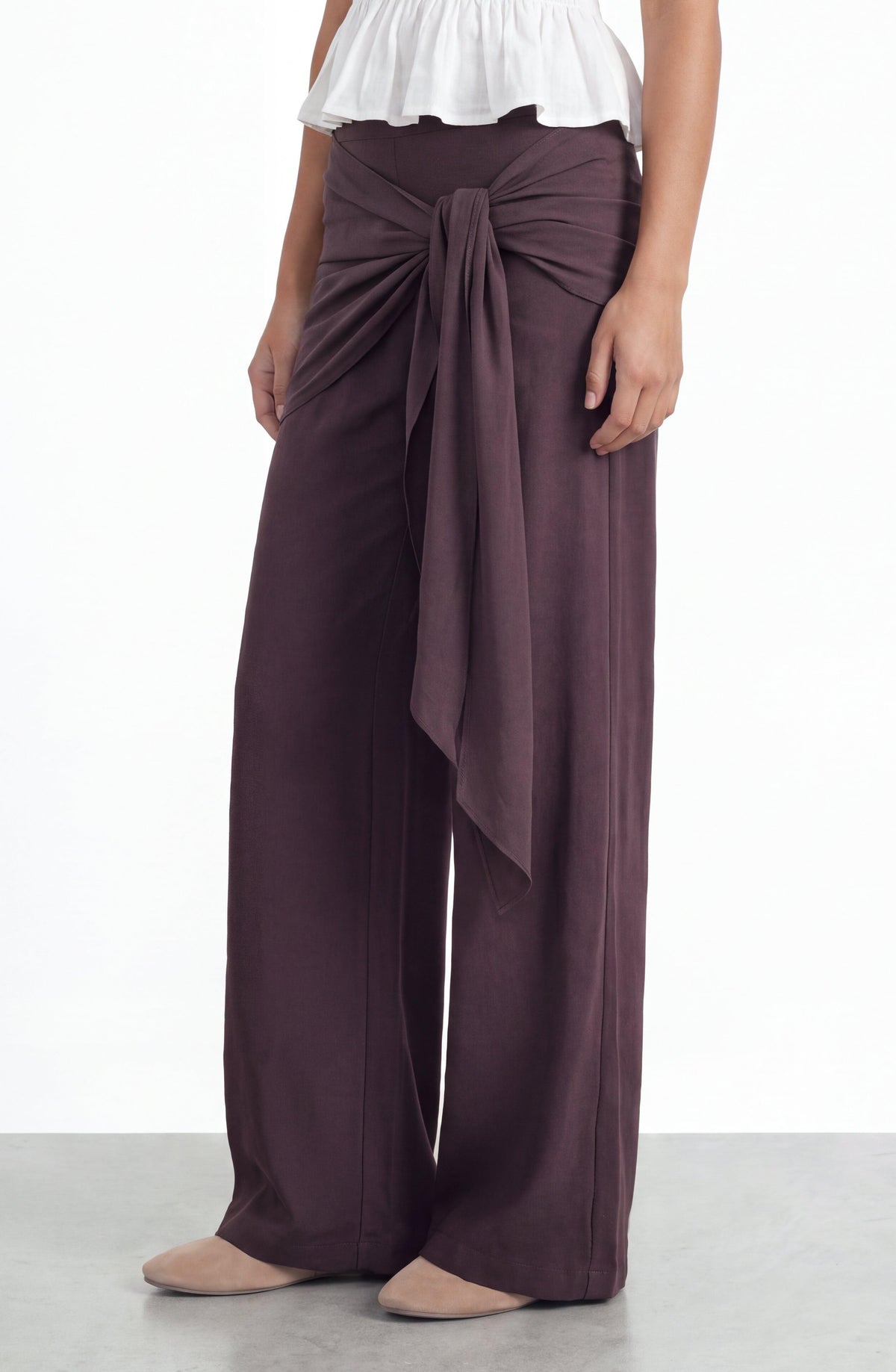 Purple Scarf Pants