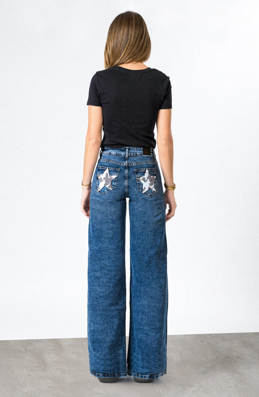 Pockets Cow Pants
