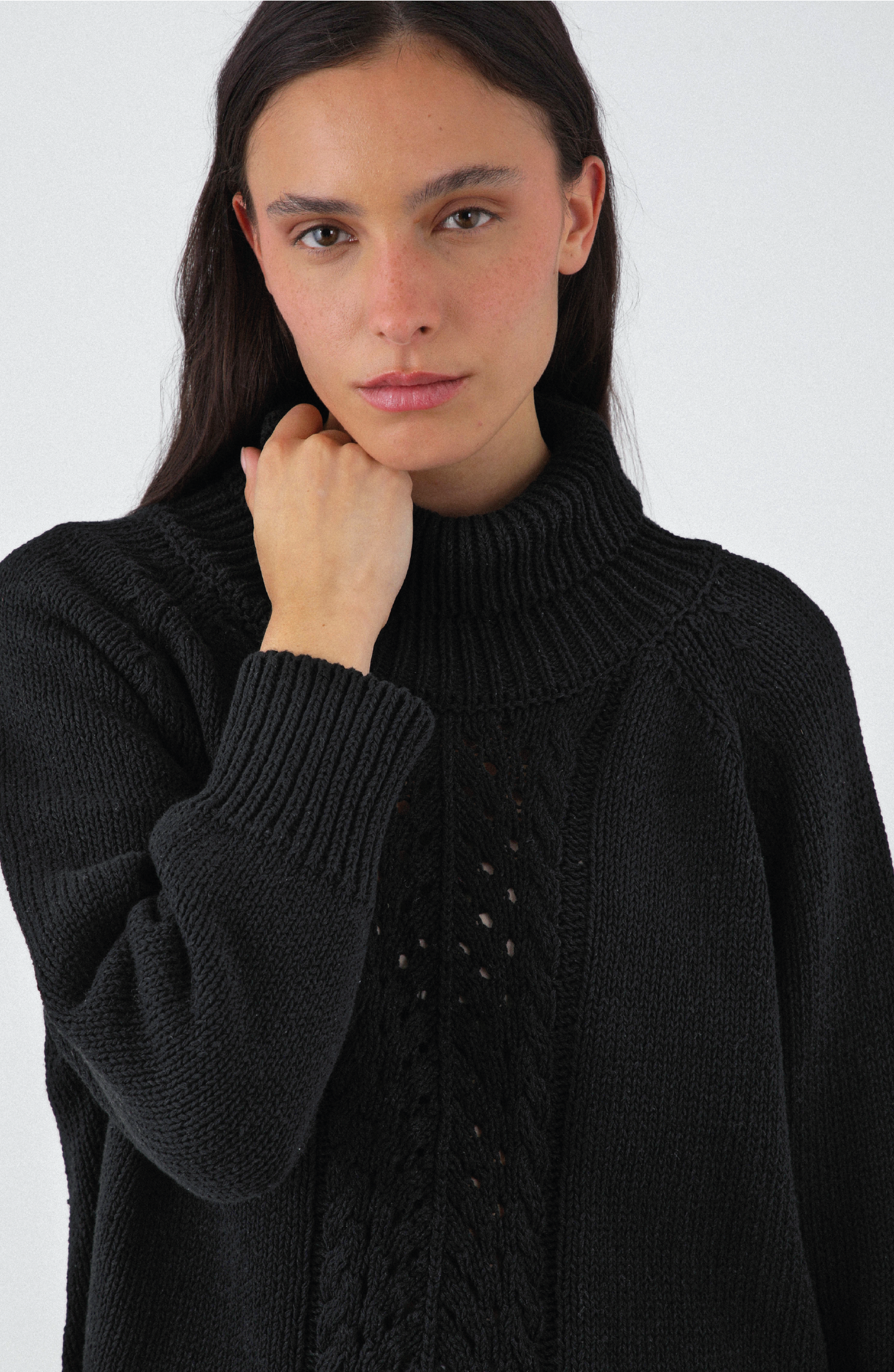 Black Turtleneck Sweater