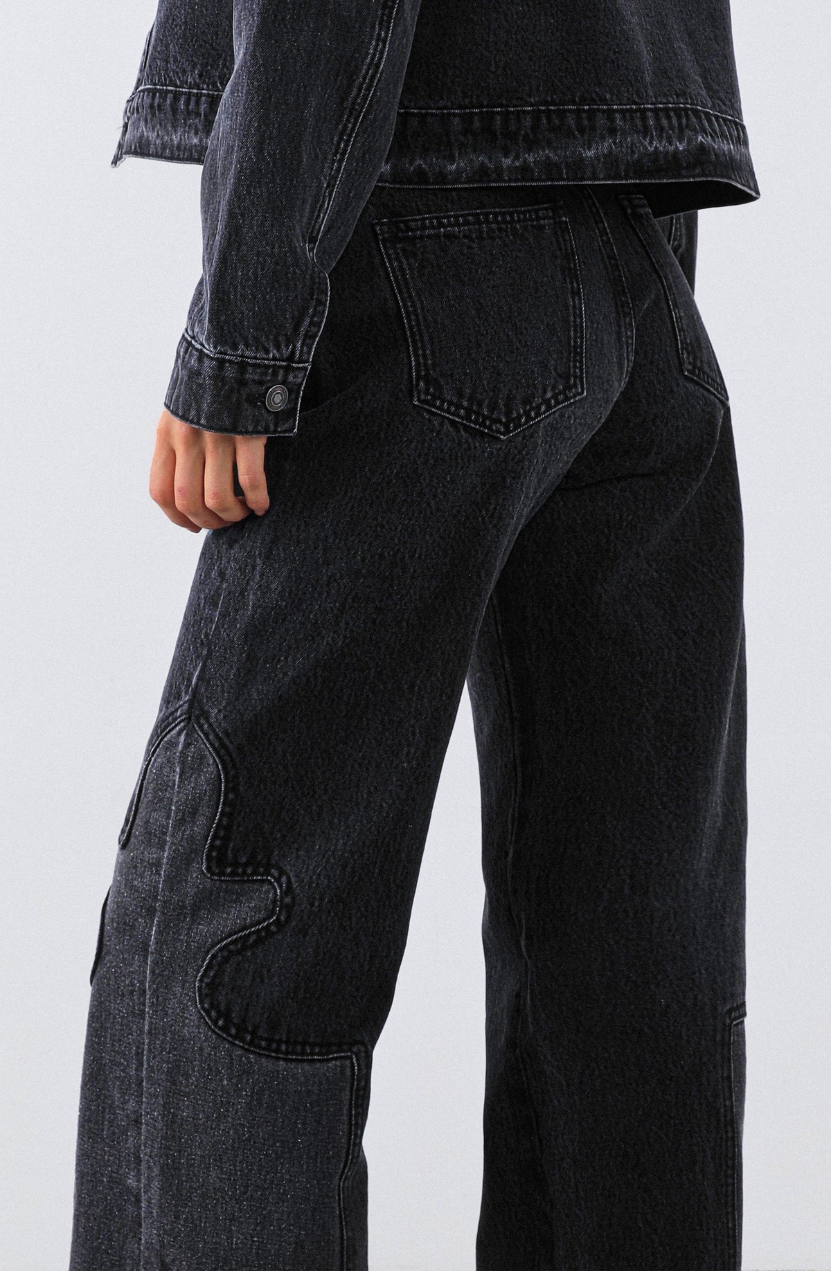 Black Cowboy Pants