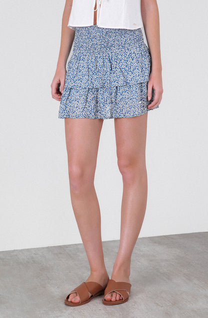 Falda Print Blue