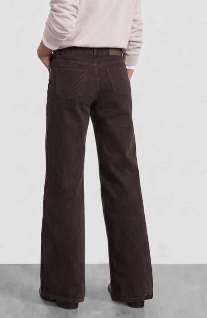 Brown Pleated Pants