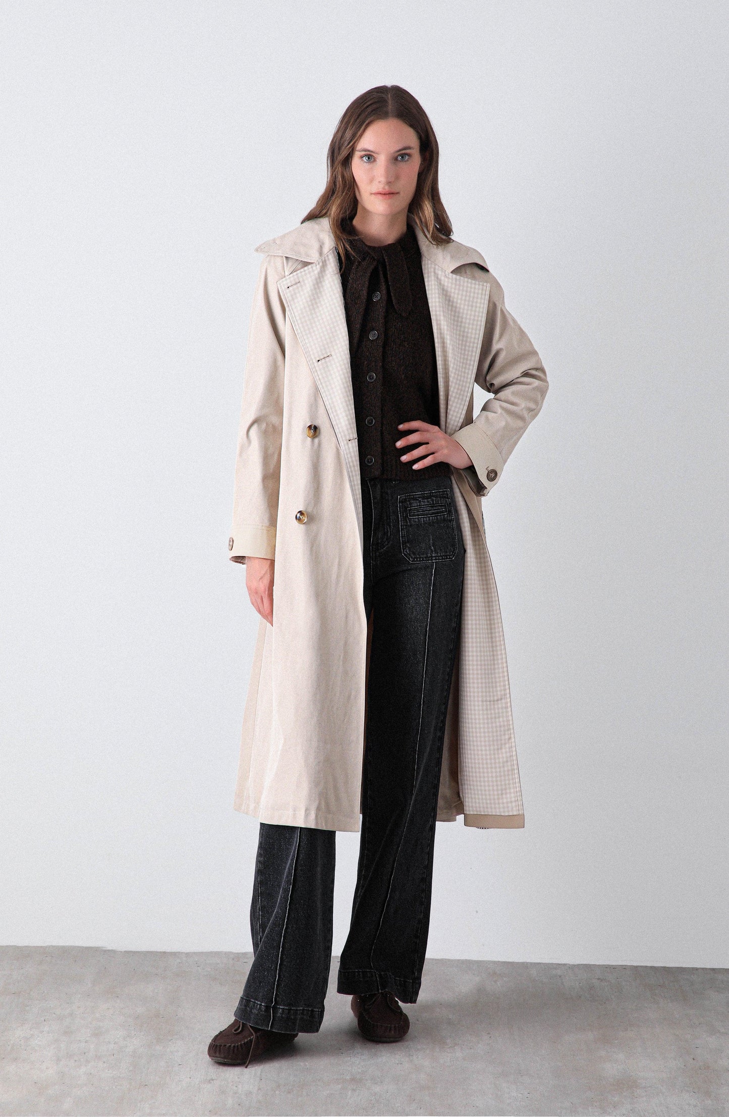 Beige Trench Coat