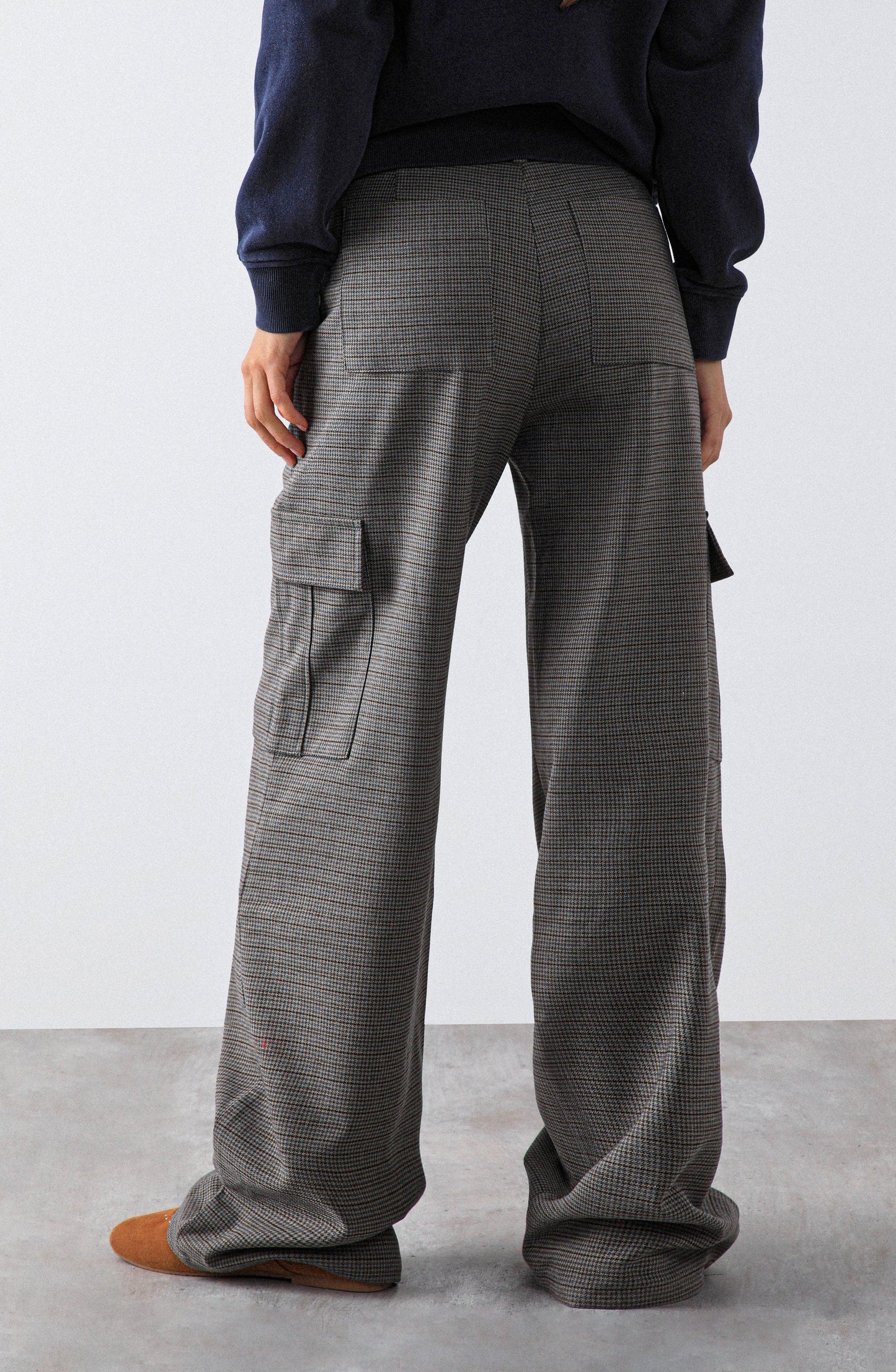 Cargo Knit Pants Brown