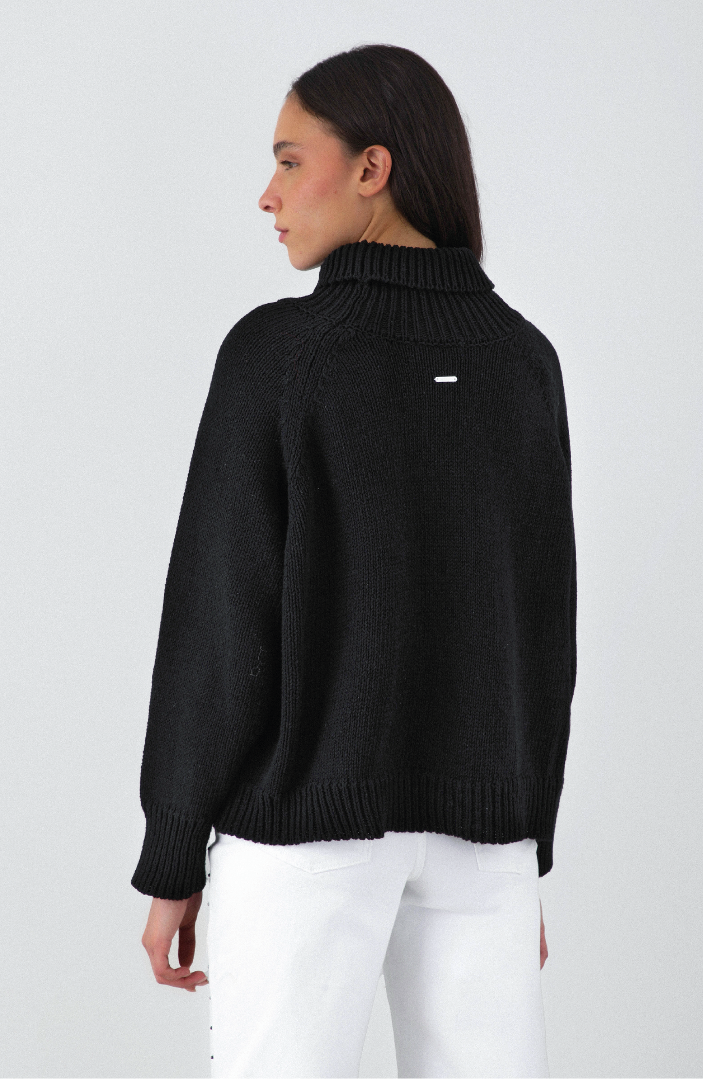 Black Turtleneck Sweater