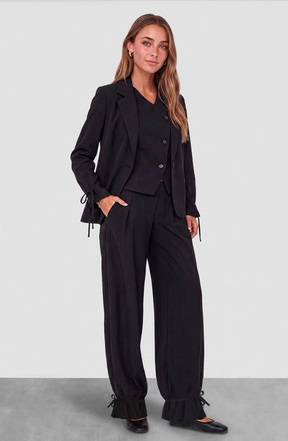 Tencel Black Blazer